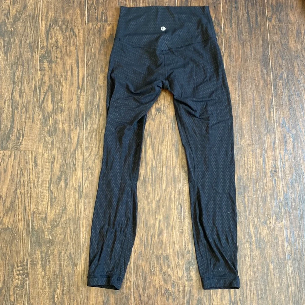 Lululemon align black subtle pattern 25” - Picture 7 of 9